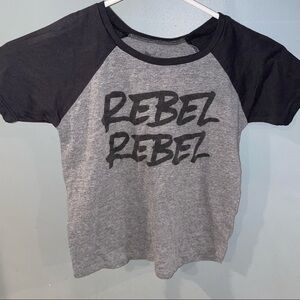 Rebel rebel baseball t shirt
